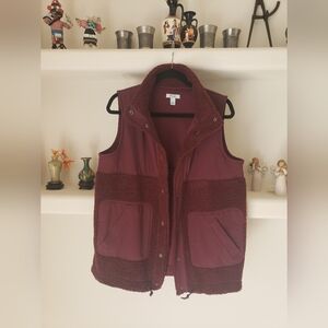 Women's FLX Snap-Front Boucle Mixed-Media Vest